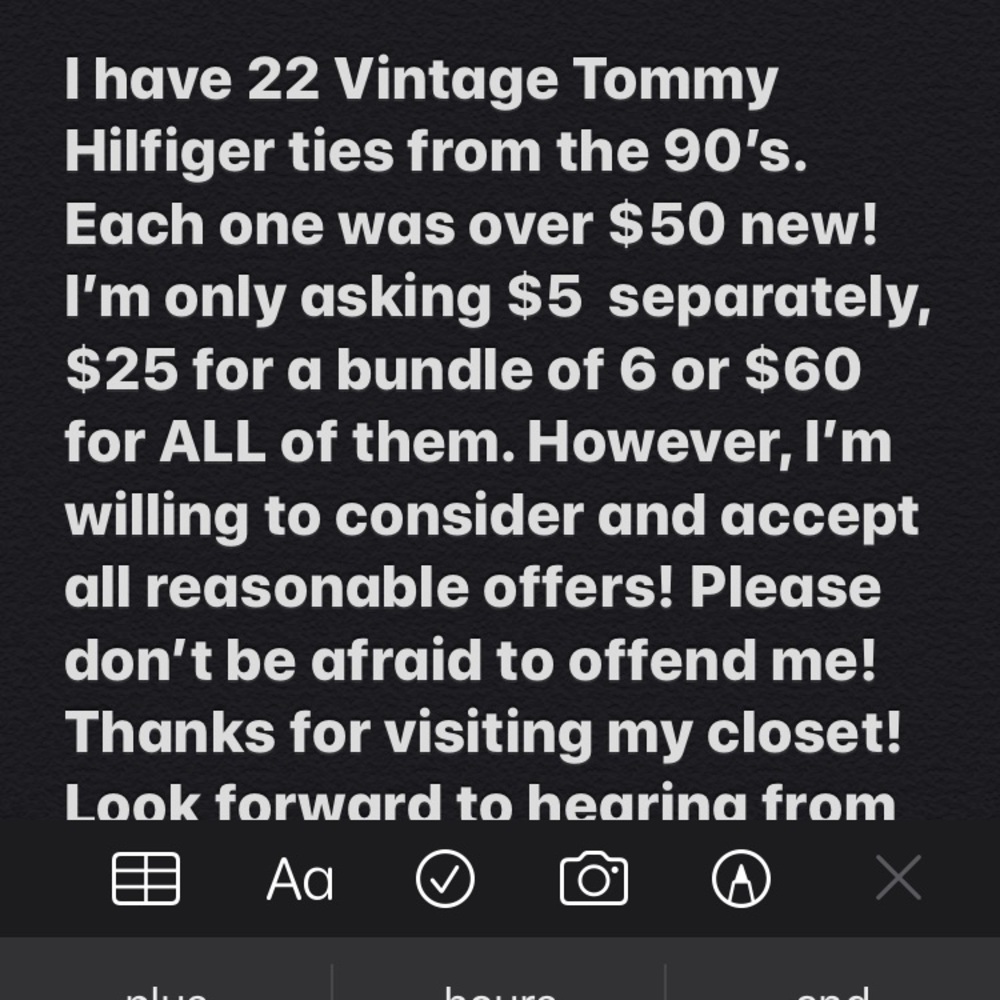 22 Vintage Tommy Hilfiger ties from the 90’s!